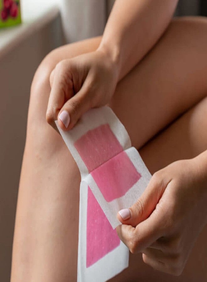 Mandy's Mandy’s Soft Feel Wax Strips for Legs & Body – Hair Removal Waxing Strips – 6 Double Sided Fabric Strips - Image 2